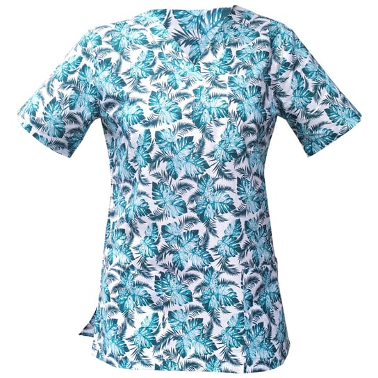 Bluza medyczna damska fartuch kolorowy wzorek 2004 3XL M&C