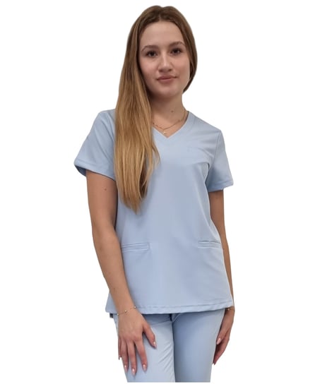 Bluza medyczna niebieska basic premium roz. M Inna marka