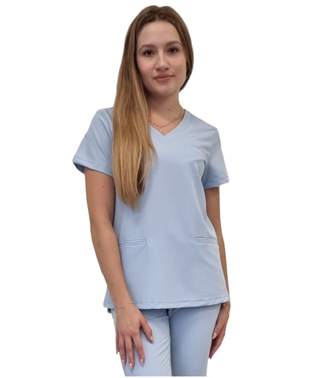 Bluza medyczna niebieska basic premium roz. S Inna marka