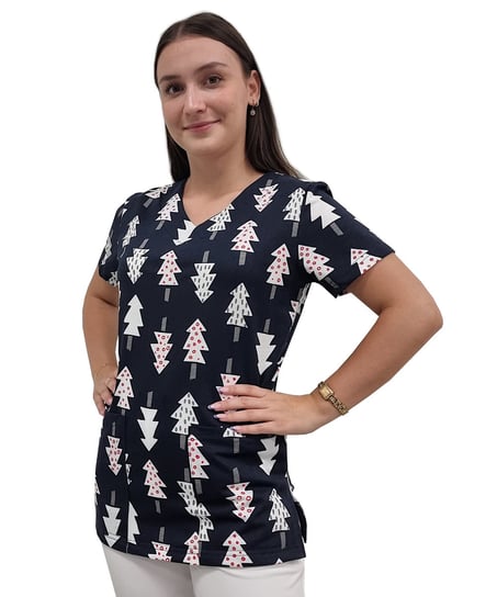 Bluza medyczna S5 elastyczna bawełna roz. 3XL M&C