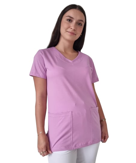 Bluza Medyczna Wrzosowa Elastyczna Bawełna Roz. 3Xl M&C