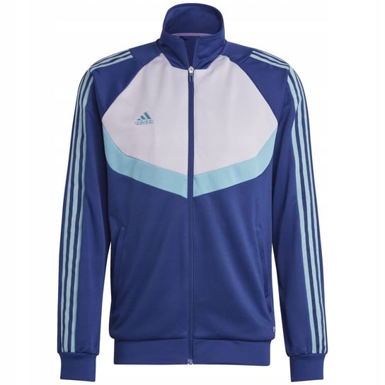 Bluza męska adidas Tiro niebiesko-biała HS7490 2XL Adidas