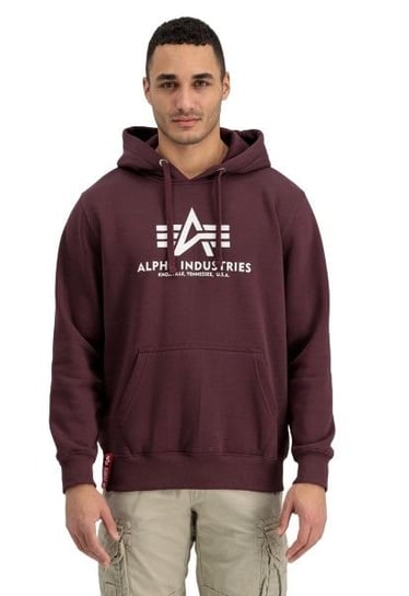 Bluza męska Alpha Industries Basic Hoody deep maroon 178312-21 XL Alpha Industries