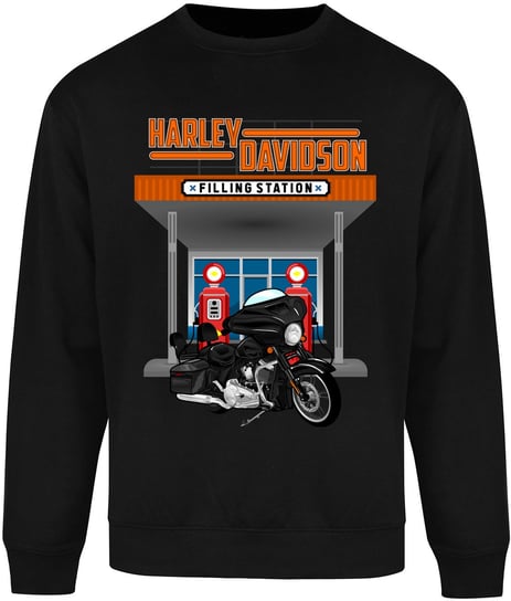 BLUZA MĘSKA BEZ KAPTURA MOTOCYKLISTA CHOPPER HARLEY DAVIDSON R-3XL A603 DonWitold