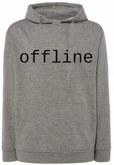 Bluza męska fajny nadruk napis OFFLINE r.5XL Inna marka