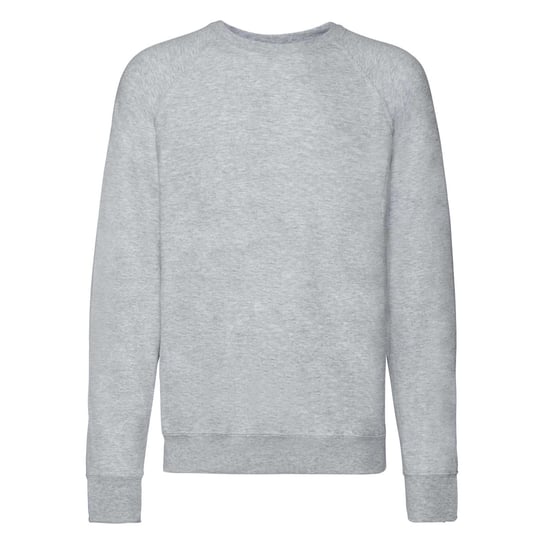 Bluza męska Lightweight Raglan Sweat Fruit of the Loom - Heather Grey M FRUIT OF THE LOOM