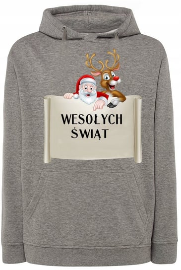 Bluza męska nadruk Wesołych Świąt r.4XL Inna marka