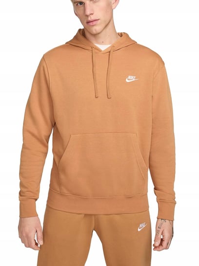 Bluza Męska Nike Sportswear Z Kapturem Bv2654-224 Brązowa Bawełniana L Nike