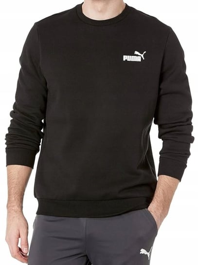 Bluza Męska Puma Bez Kaptura 586682-01 Czarna Sportowa Xxl Puma