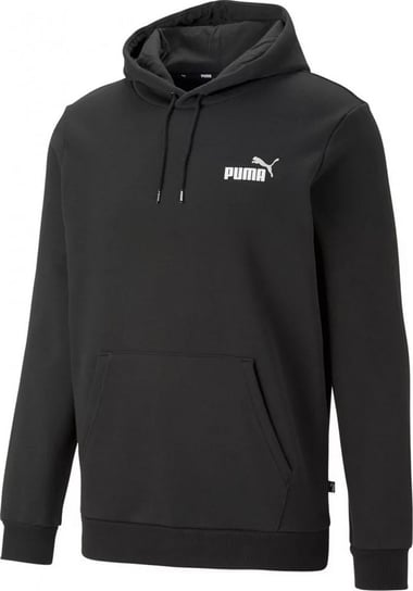 Bluza męska Puma ESS+ 2 Col Small Logo Hoodie FL czarna 674471 61-L Puma