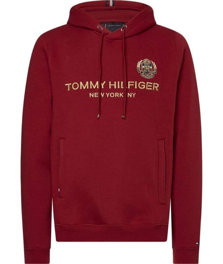 Bluza męska Tommy Hilfiger Icon Stack Crest Hoody ciepła dresowa z kapturem-M Tommy Hilfiger