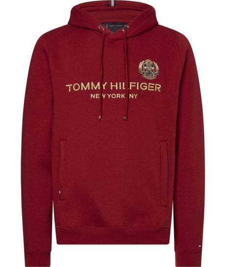 Bluza męska Tommy Hilfiger Icon Stack Crest Hoody ciepła dresowa z kapturem-XL Tommy Hilfiger