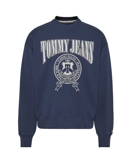 Bluza męska Tommy Jeans Comfort Varsity Crew dresowa bawełniana-L Tommy Hilfiger