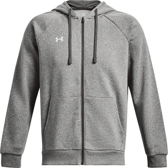 Bluza męska Under Armour Rival Fleece FZ Hoodie szara 1379767 025-M Under Armour