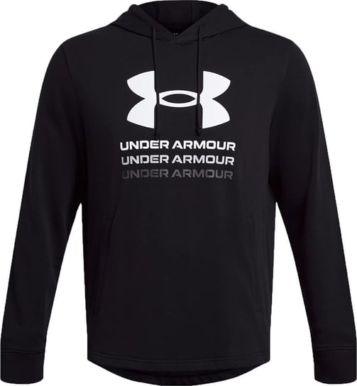 Bluza męska Under Armour UA Rival Terry Graphic Hoodie czarna 1386047 001-L Under Armour