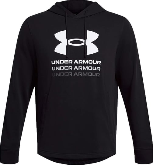 Bluza męska Under Armour UA Rival Terry Graphic Hoodie czarna 1386047 001-S Under Armour