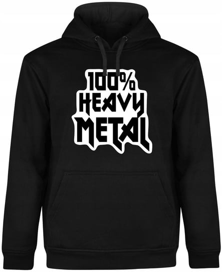 BLUZA MĘSKA Z KAPTUREM HEAVY METAL ROCK METAL METALLICA CZARNA R-L A122 DonWitold