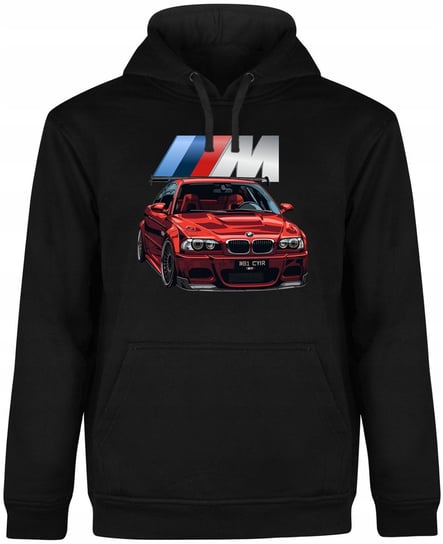 BLUZA MĘSKA Z KAPTUREM M POWER BMW M3 3 5 MOTORYZACYJNA CZARNA R-XXL A289 DonWitold