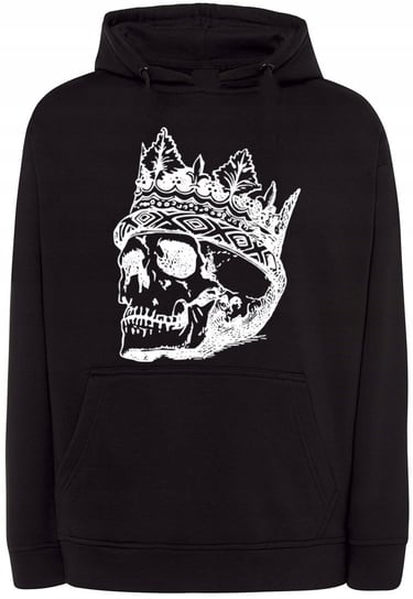 Bluza nadruk Czaszka Skull Król King r.L Inna marka