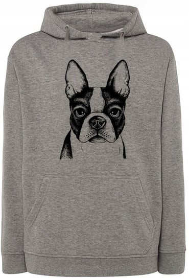 Bluza nadruk pies Boston Terrier r.4XL Inna marka