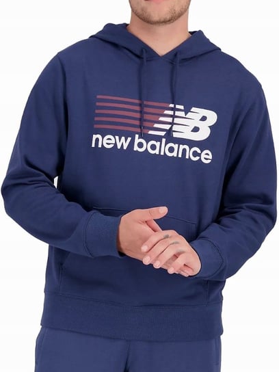 Bluza New Balance Męska Mt23902Nny Ciepła Z Kapturem L New Balance