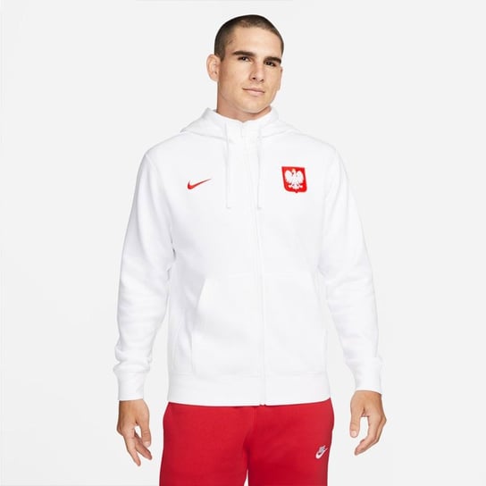 Bluza Nike Polska Hoody DH4961 100 biały L Nike