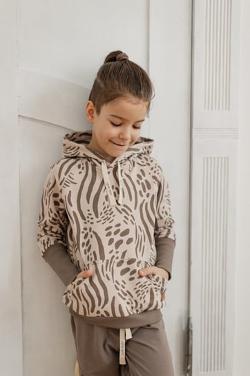 Bluza Pocket Hoodie - Animal World Nitki Kids -  116/122 - A_WORLD Nitki Kids