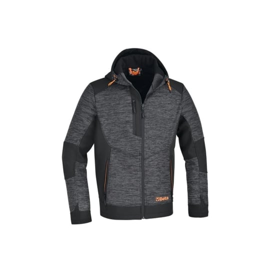 Bluza polarowa 7637G ze wstawkami softshell szara/czarna, roz. L Beta Inna marka