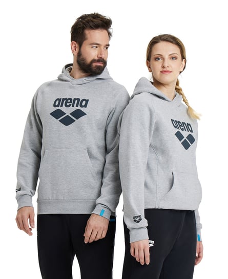 Bluza polarowa z kapturem typu kangurka unisex Arena Hooded Sweat Logo rozmiar L Arena