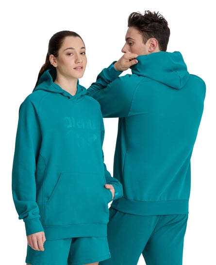 Bluza polarowa z kapturem typu kangurka unisex Arena Hooded Sweat Logo rozmiar L Arena