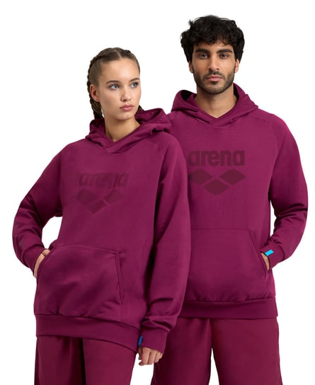 Bluza polarowa z kapturem typu kangurka unisex Arena Hooded Sweat Logo rozmiar Xl Arena