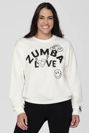 Bluza sportowa Biała Zumba Love L Zumba