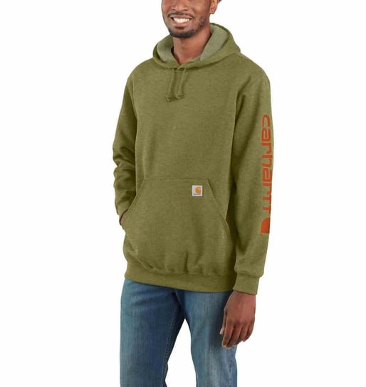 Bluza sportowa Carhartt Midweight Signature Logo True Olive Carhartt