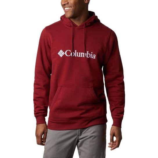 Bluza sportowa Columbia CSC Basic Logo Hoodie 1681664666 - bordowy - M Columbia