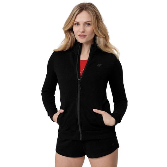 Bluza sportowa Damska 4F Głęboka Czerń H4Z22 Bld351 20S-S 4F