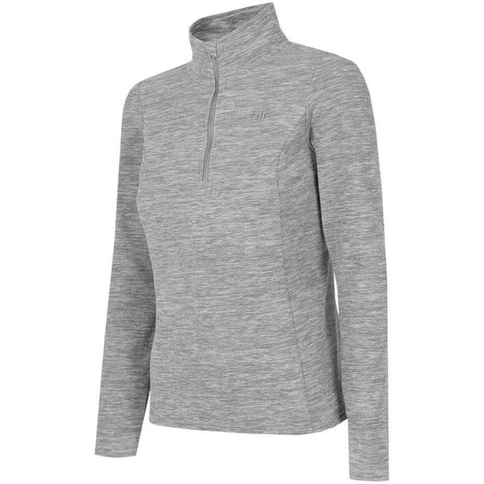 Bluza sportowa Damska Polar sportowyowa 4F Chłodny Jasny Szary Melanż H4Z22 Bidp010 27M-Xl 4F