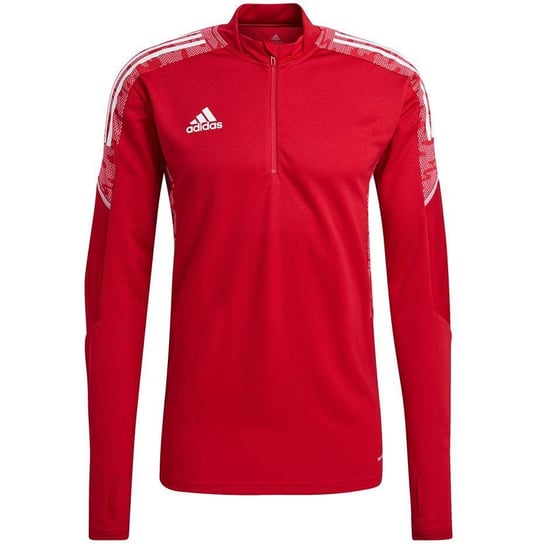 Bluza sportowa męska Adidas Condivo 21 Training Top sportowy Primeblue Czerwona Gh7155-L Adidas