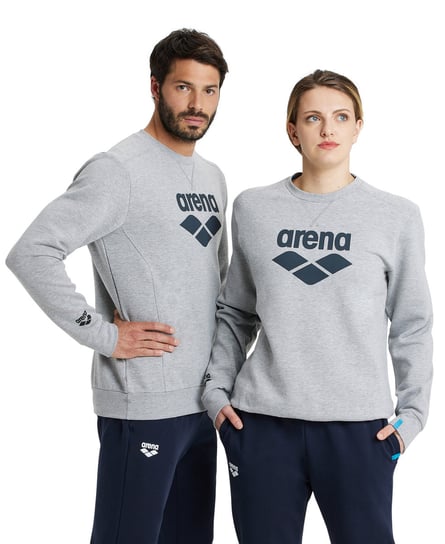 Bluza sportowa z polarem unisex Arena Crew Sweat Logo rozmiar L Arena