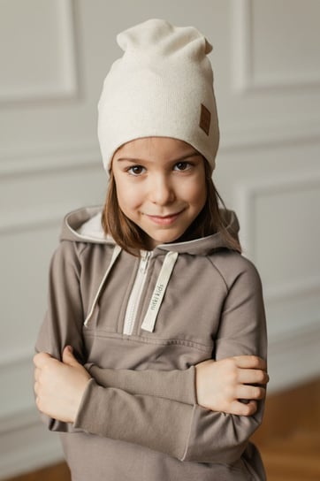 Bluza Sports Hoodie - Smoky brown Nitki Kids -  104/110 - S_BROWN Nitki Kids