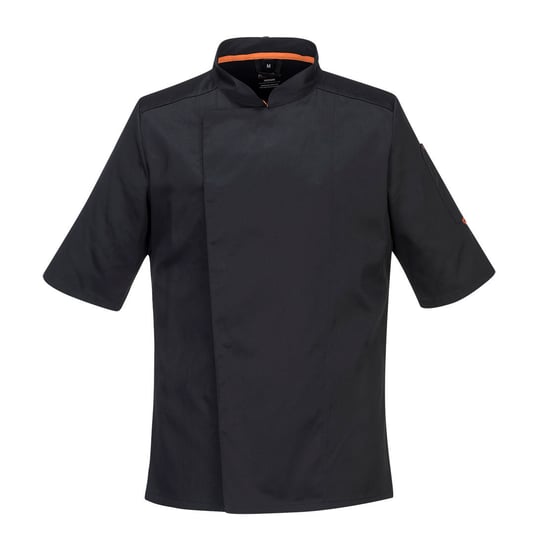 Bluza szefa kuchni MeshAir Pro S/S Czarny 2XL Portwest