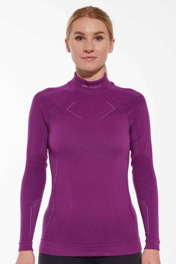 Bluza termoaktywna damska Brubeck Merino Wool LS16650 fuksjowy - L BRUBECK