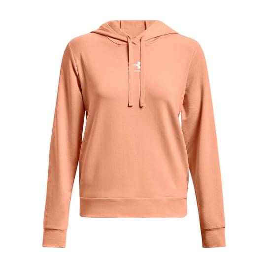 Bluza treningowa damska Under Armour Rival Terry Hoodie pomarańczowa 1369855 L Under Armour