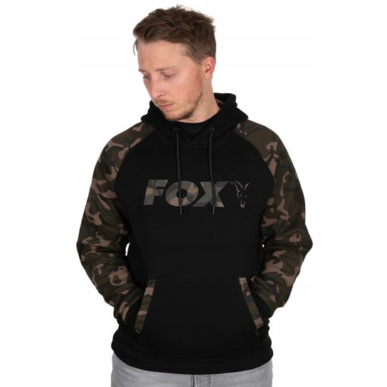 Bluza Wędkarska Fox Black Raglan Hoodie R. Xxxl Fox