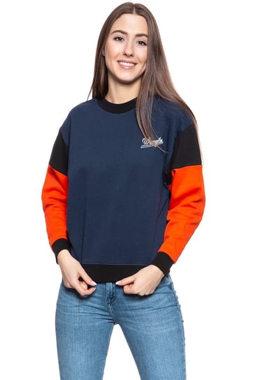 Bluza Wrangler High Rib Retro Sweat Navy W6N0Hy114-S Wrangler