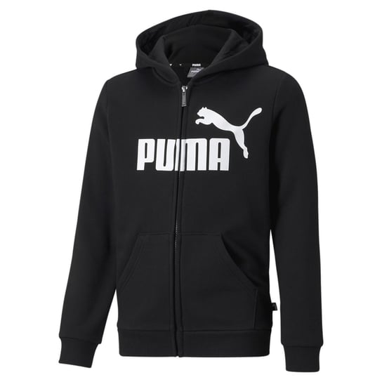 Bluza z kapturem chłopięca Puma ESS Big Logo czarna 58696801-140 Inna marka