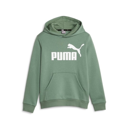 Bluza z kapturem chłopięca Puma ESS BIG LOGO FL zielona 58696545-128 Inna marka