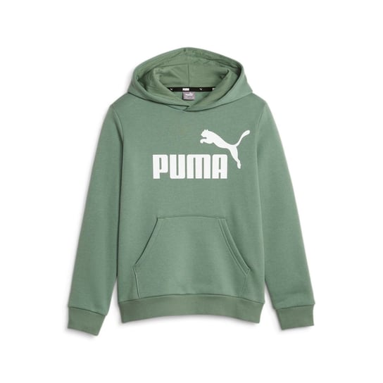 Bluza z kapturem chłopięca Puma ESS BIG LOGO FL zielona 58696545-176 Inna marka