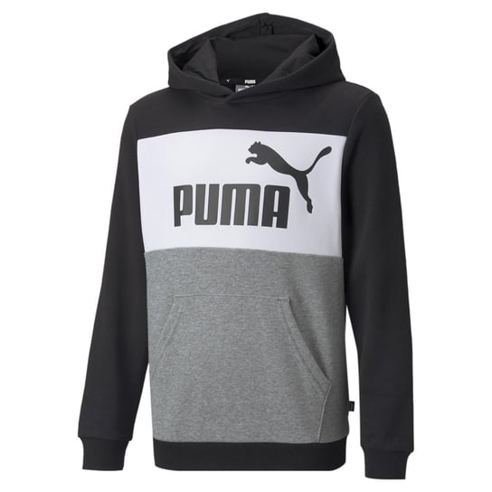 Bluza z kapturem chłopięca Puma ESS Colorblock czarna 84908201-152 Inna marka