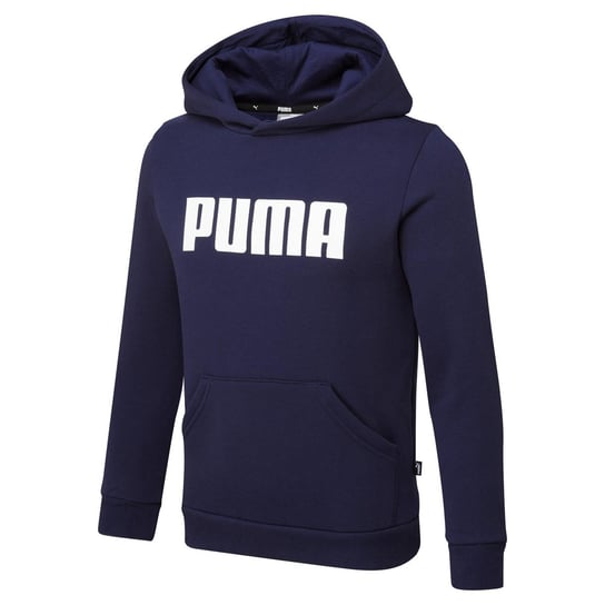 Bluza z kapturem chłopięca Puma ESS FL granatowa 84759602-104 Inna marka
