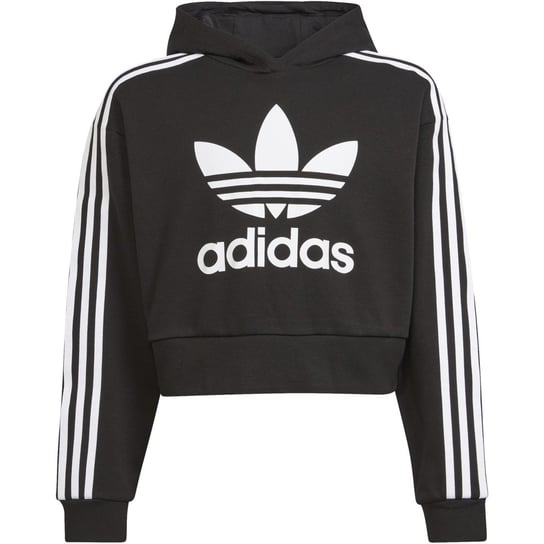 Bluza z kapturem dziecięca adidas ORIGINALS ADICOLOR CROPPED czarna H32337-158 Inna marka